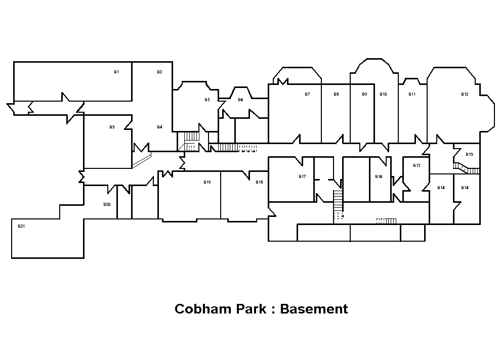 Plan of the basement