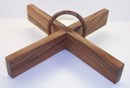 ring cross puzzle woodworking woodwork craft
