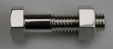 3/8" Whitworth nut and bolt